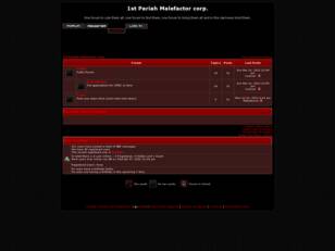 Free forum : 1st Pariah Malefactor corp.